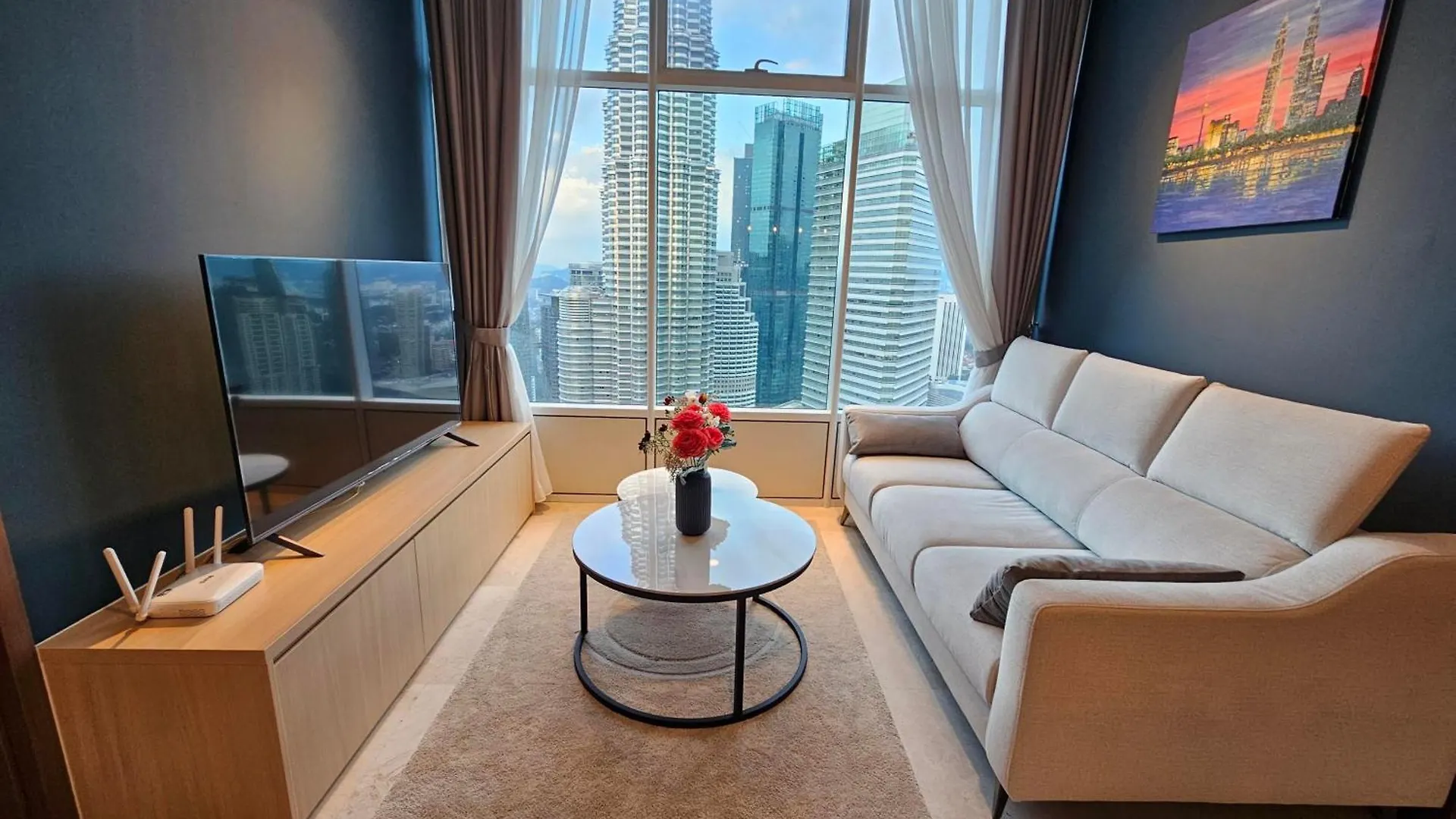 Apartment Sky Suites Klcc Level 58, 600Mbps Wifi - 2R Plus 1Bb Kuala Lumpur